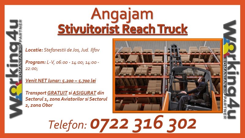 Stivuitorist Reach Truck